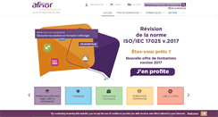 Desktop Screenshot of boutique-formation.afnor.org