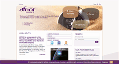 Desktop Screenshot of ir.afnor.org
