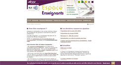 Desktop Screenshot of enseignants.afnor.org