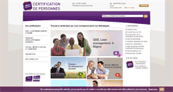 Desktop Screenshot of boutique-certification-personnes.afnor.org